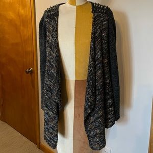 BKE Boutique Studded Heavy Cardigan